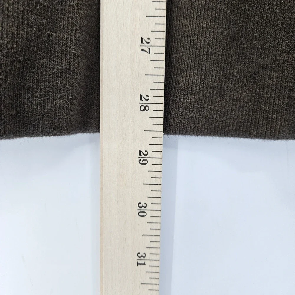Polo Ralph Lauren Sweater Mens 4XB Shawl Collar Brown Elbow Patches Casual